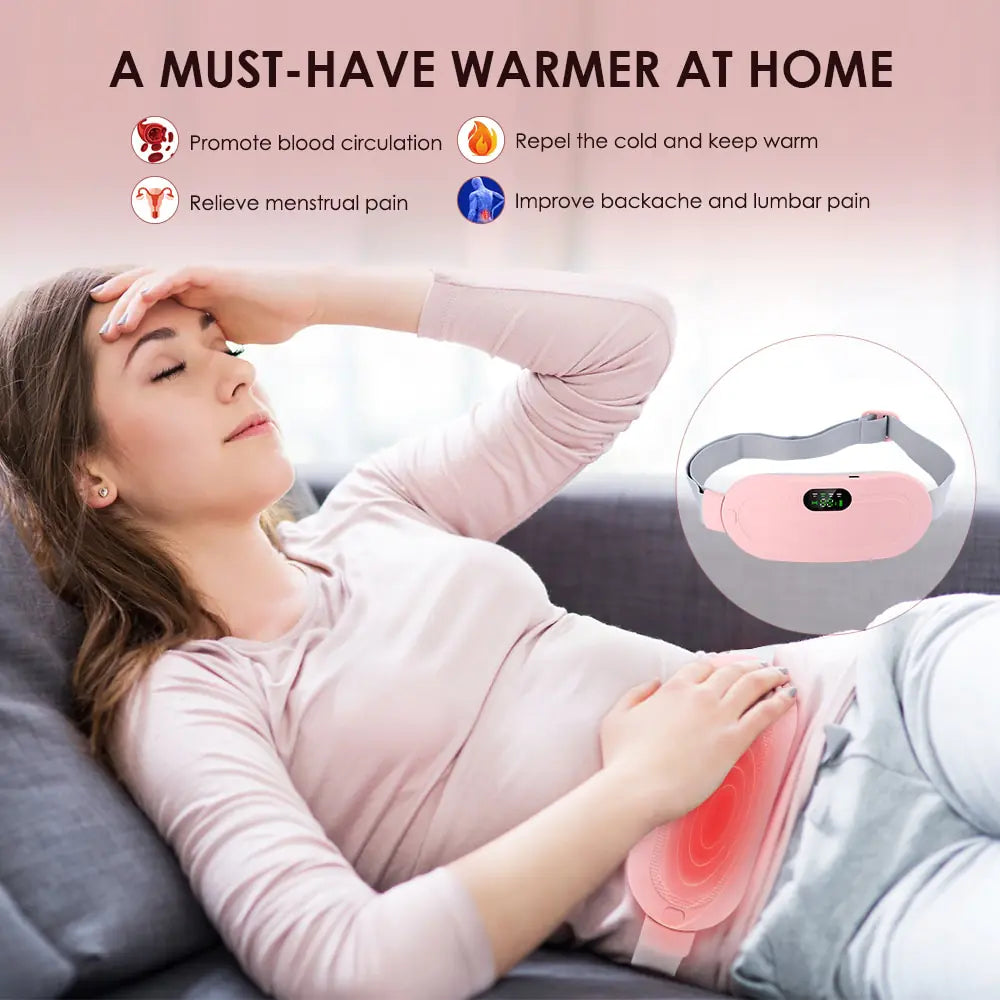 Heated Menstrual Massage Belt